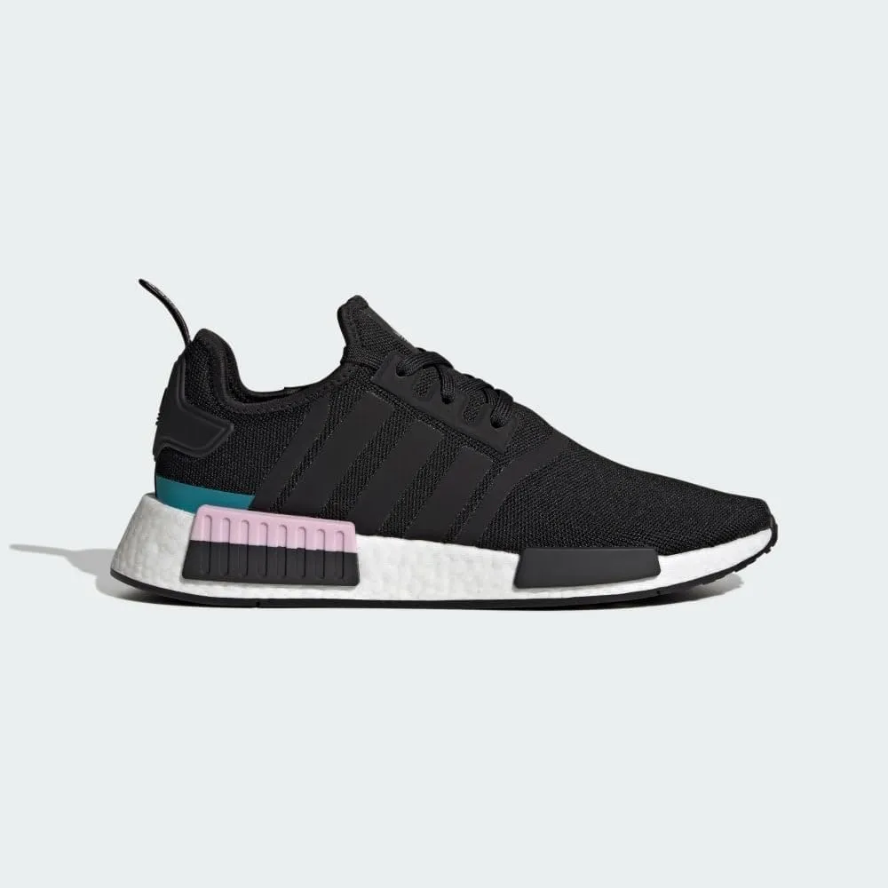 adidas Mens NMD R1 Lace Up Sneakers Shoes Casual - Black