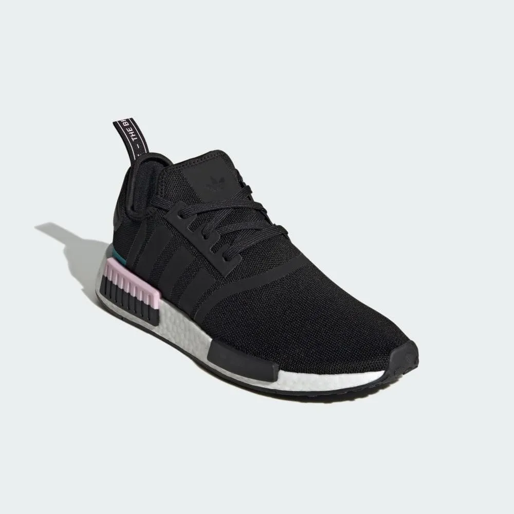 adidas Mens NMD R1 Lace Up Sneakers Shoes Casual - Black