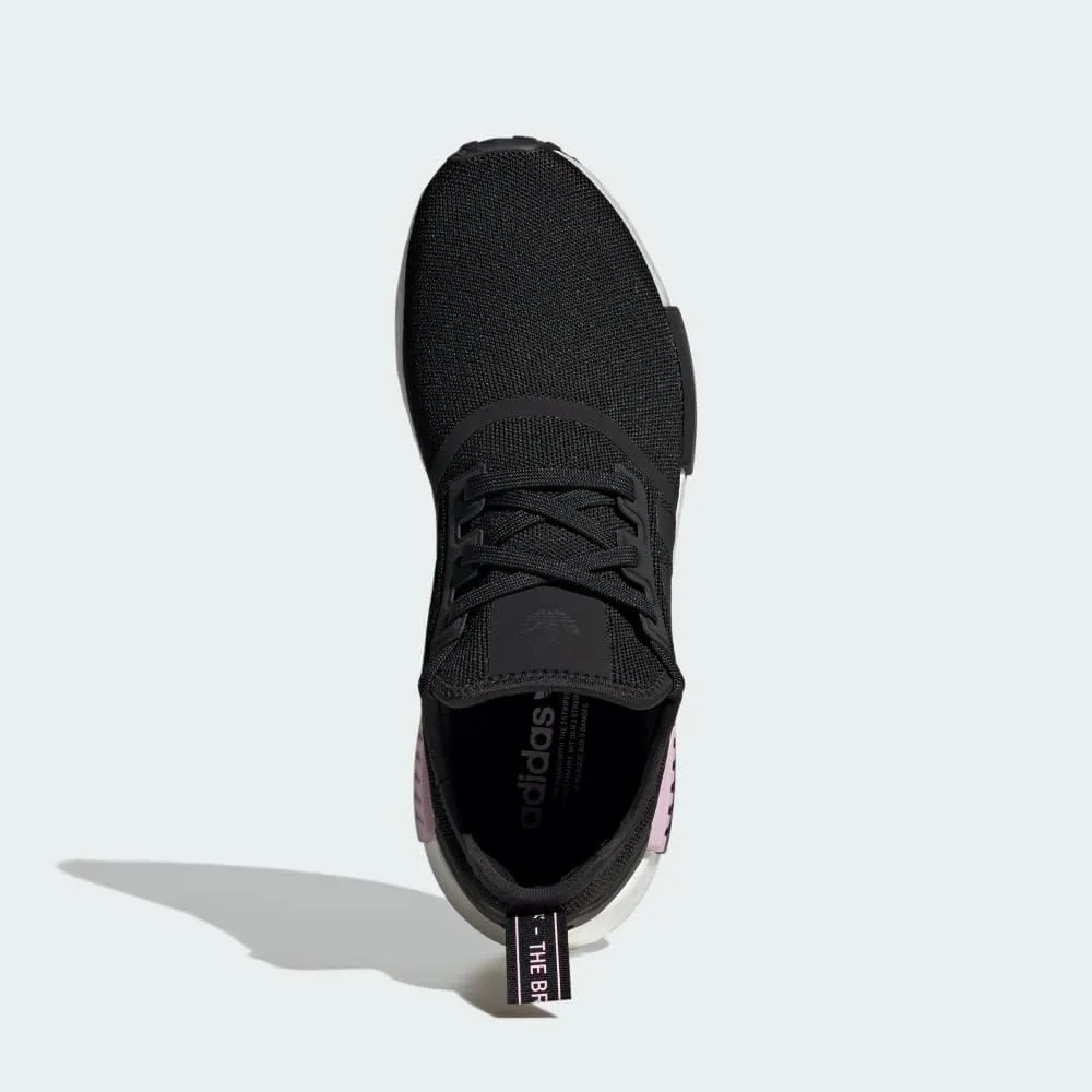 adidas Mens NMD R1 Lace Up Sneakers Shoes Casual - Black