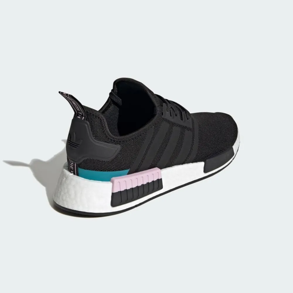 adidas Mens NMD R1 Lace Up Sneakers Shoes Casual - Black