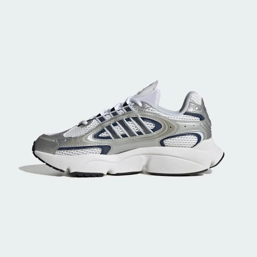 adidas Womens Ozmillen Lace Up Sneakers Shoes Casual - White