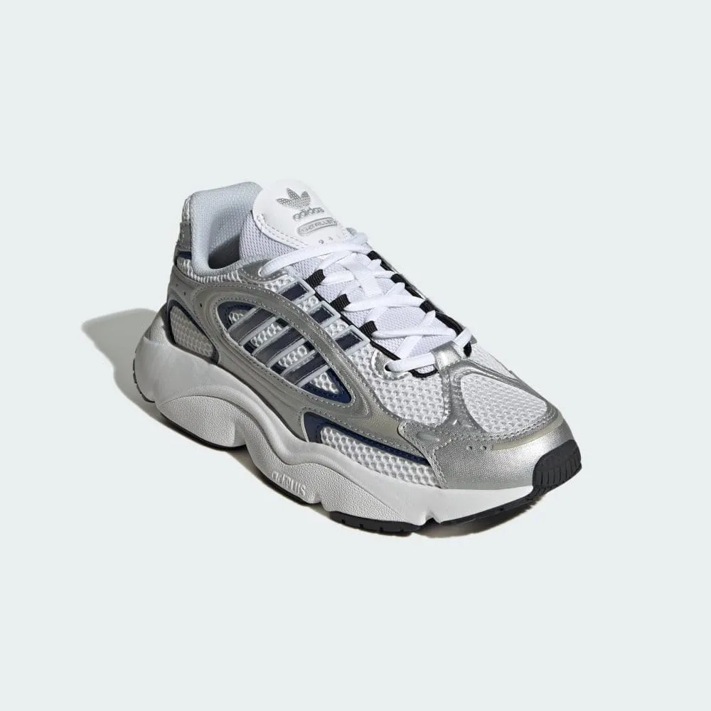 adidas Womens Ozmillen Lace Up Sneakers Shoes Casual - White