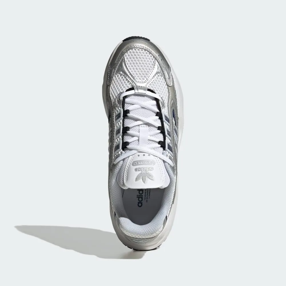 adidas Womens Ozmillen Lace Up Sneakers Shoes Casual - White