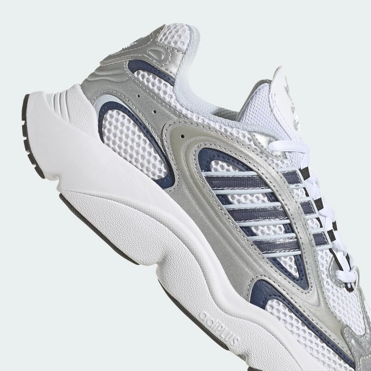 adidas Womens Ozmillen Lace Up Sneakers Shoes Casual - White