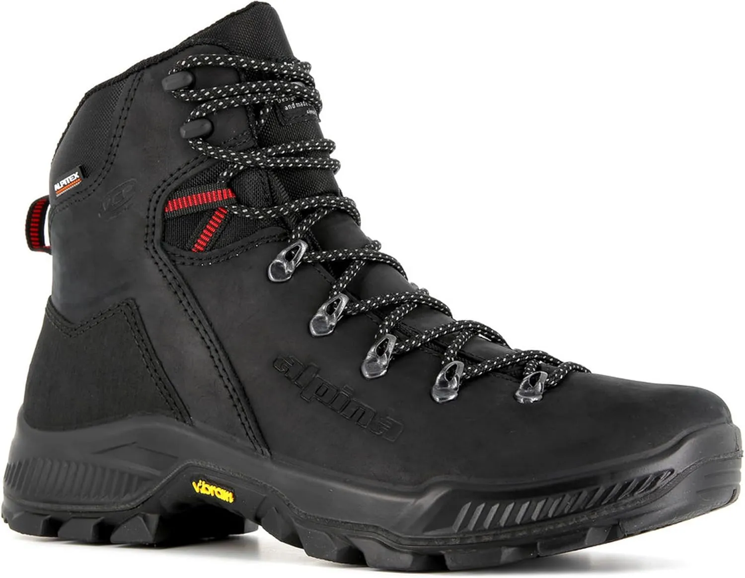 Alpina PRIMA Premium Men's Waterproof Boots | Leather Ankle High | Breathable Membrane | Vibram | All Weather Shoes | Made in Europe