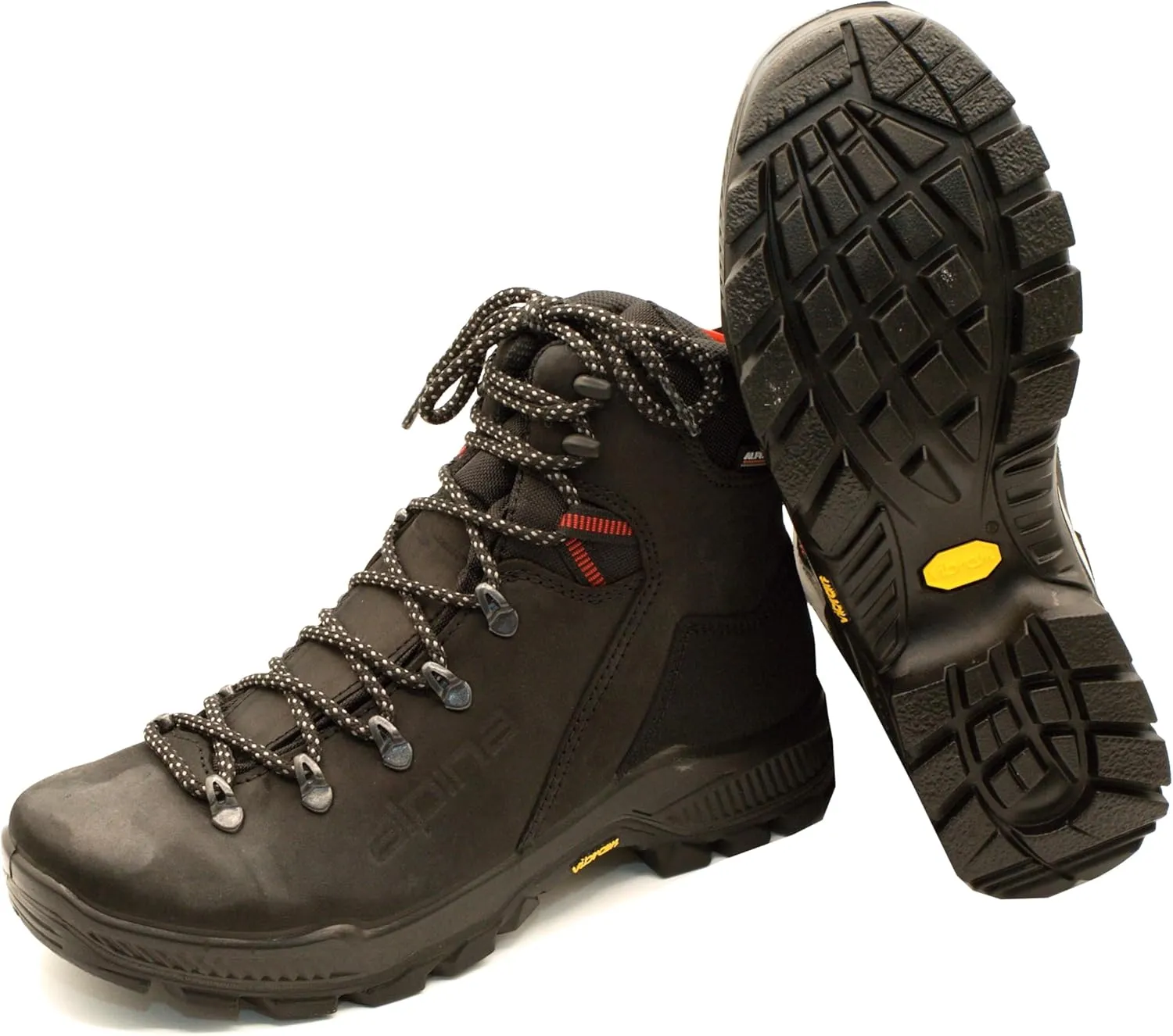 Alpina PRIMA Premium Men's Waterproof Boots | Leather Ankle High | Breathable Membrane | Vibram | All Weather Shoes | Made in Europe