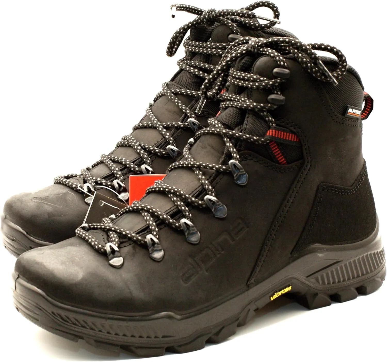 Alpina PRIMA Premium Men's Waterproof Boots | Leather Ankle High | Breathable Membrane | Vibram | All Weather Shoes | Made in Europe