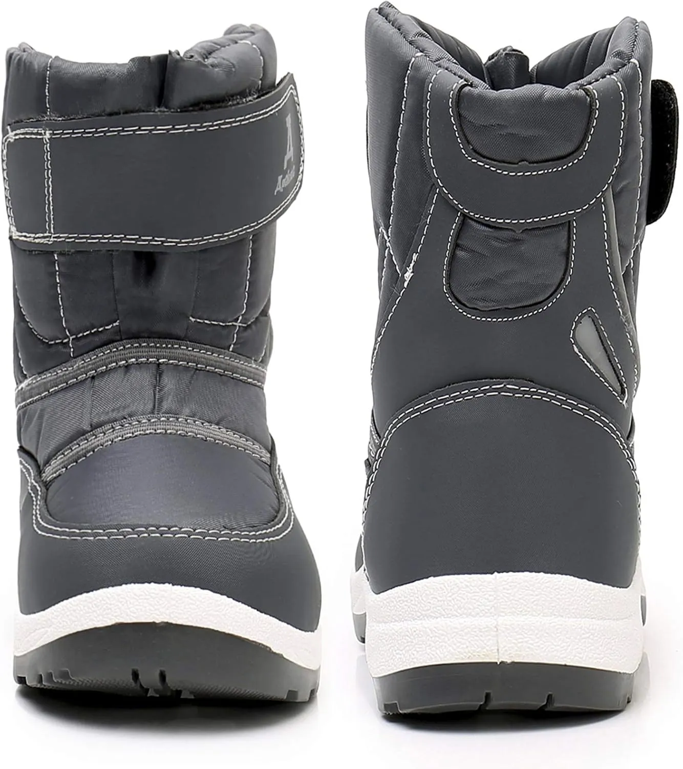 Apakowa Kids Boys Girls Cold Weather Water Resistant Winter Snow Boots (Toddler/Little Kid/Big Kid)