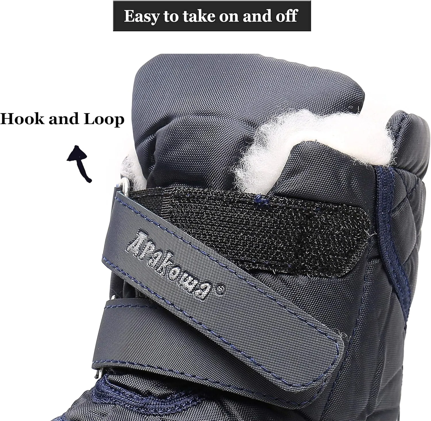 Apakowa Kid's Boys Girls Winter Snow Boots (Toddler/Little Kid)