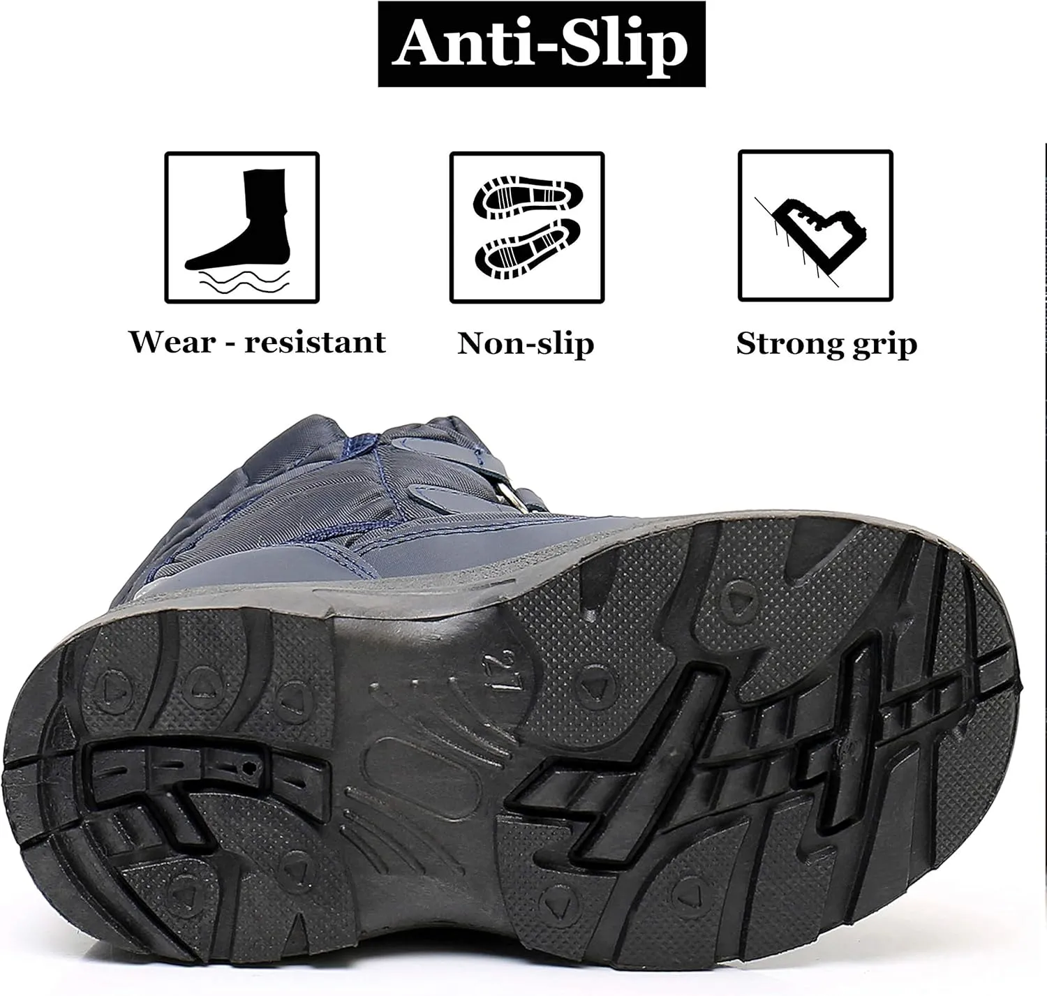 Apakowa Kid's Boys Girls Winter Snow Boots (Toddler/Little Kid)