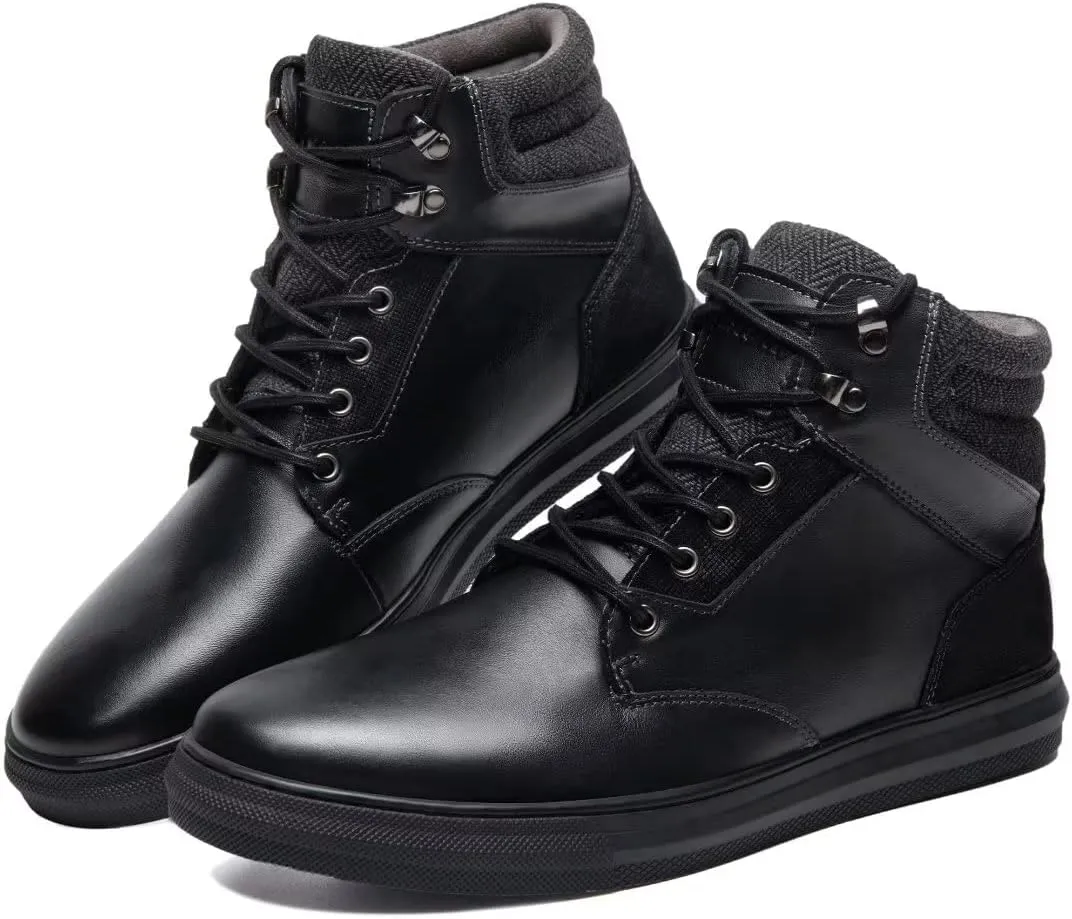 Arkbird Casual Sneaker Shoes, Lace-up Leather Chukka Boots for Men