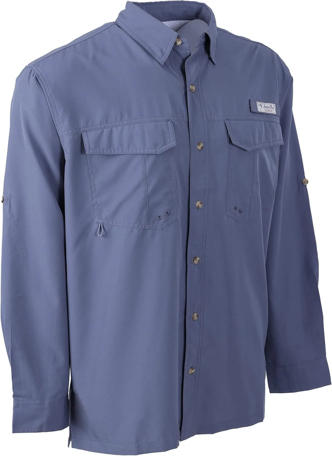 Bimini Bay Outfitters LTD Bimini Flats V Men's Long Sleeve Fishing Shirt Featuring BloodGuard Plus