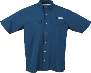 Bimini Bay Outfitters LTD Bimini Flats V Men's Short Sleeve Fishing Shirt Featuring BloodGuard Plus