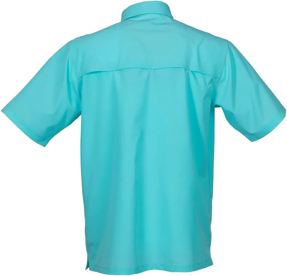 Bimini Bay Outfitters LTD Bimini Flats V Men's Short Sleeve Fishing Shirt Featuring BloodGuard Plus