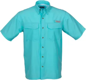 Bimini Bay Outfitters LTD Bimini Flats V Men's Short Sleeve Fishing Shirt Featuring BloodGuard Plus