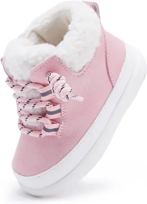 BMCiTYBM Baby Snow Boots Winter Shoes Infant Boys Girls Booties Non Slip Cold Weather 6-24 Months
