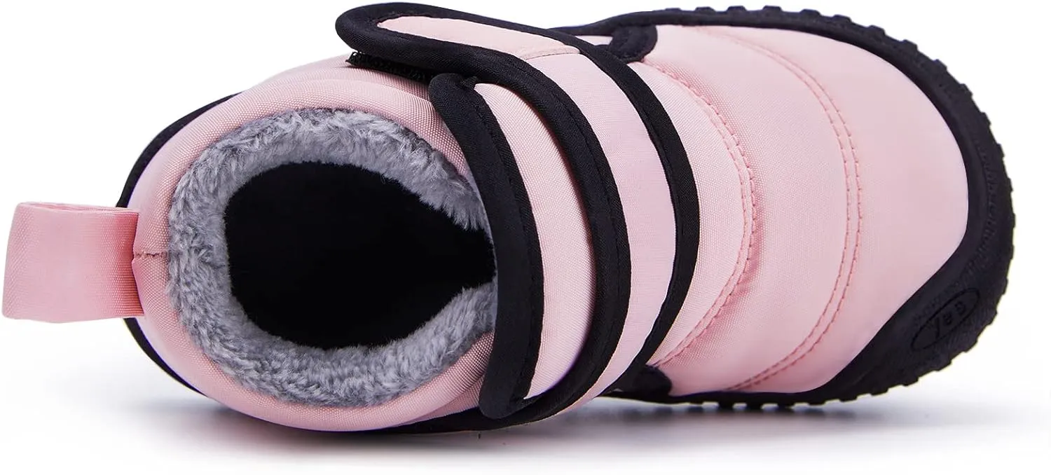 BMCiTYBM Toddler Baby Snow Boots Winter Shoes Boys Girls Cold Weather Baby Faux Fur Shoes
