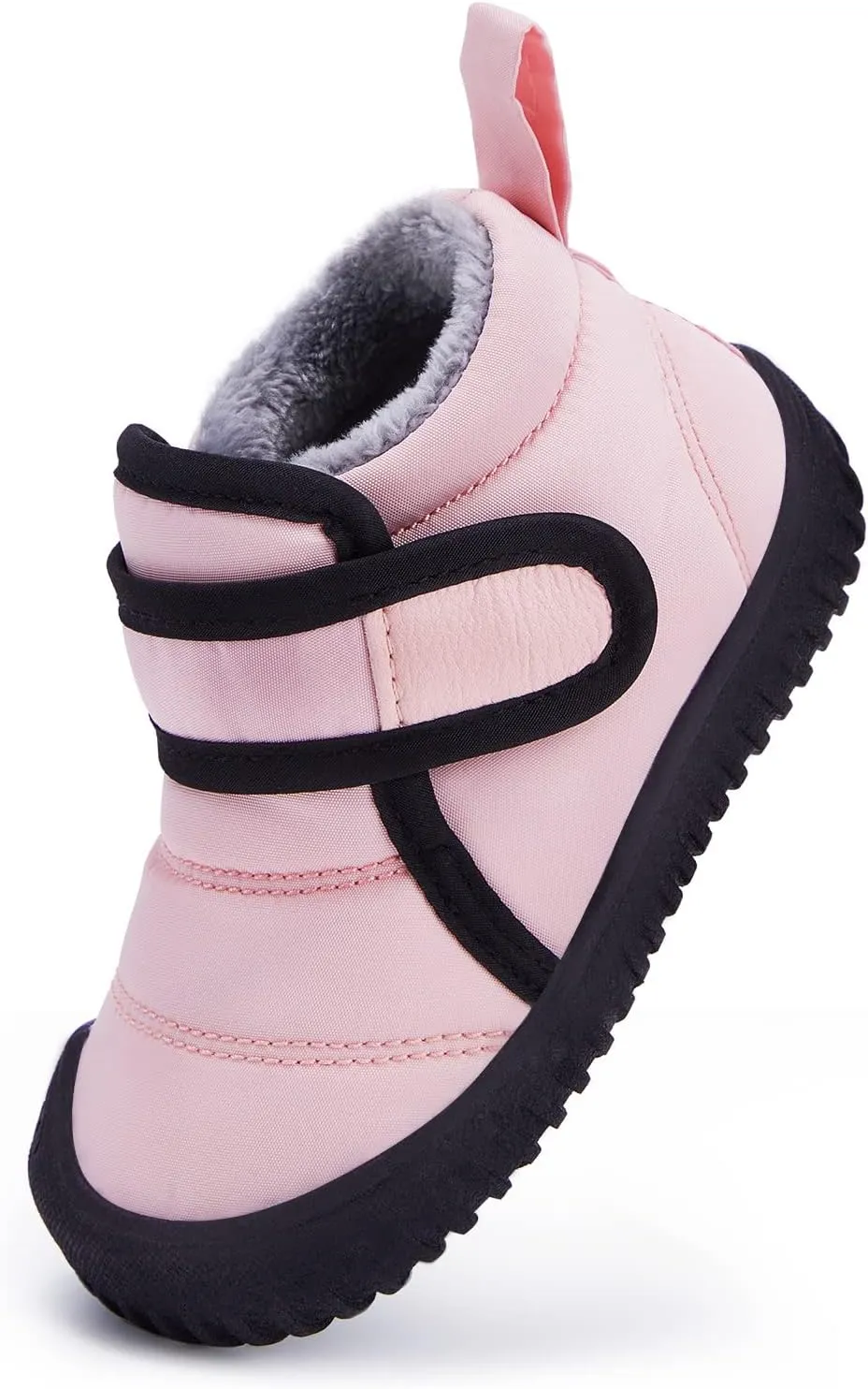 BMCiTYBM Toddler Baby Snow Boots Winter Shoes Boys Girls Cold Weather Baby Faux Fur Shoes