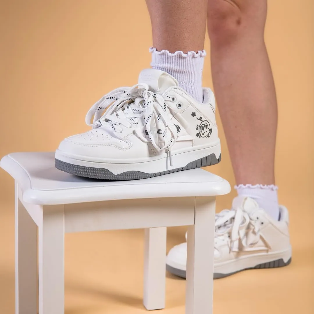 Bobo's House Womens Shoes Out in Space Bunny Fashion Sneakers Walking Shoes Women Kawaii Accessories White Shoe