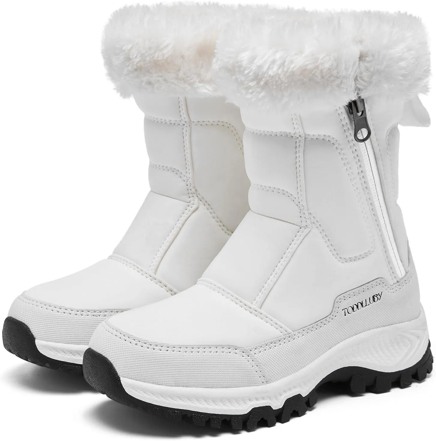 Boys Girls Kids Cute Snow Boots Waterproof Slip Resistant Outdoor Winter Boots Shoes Little Kid/Big Kid