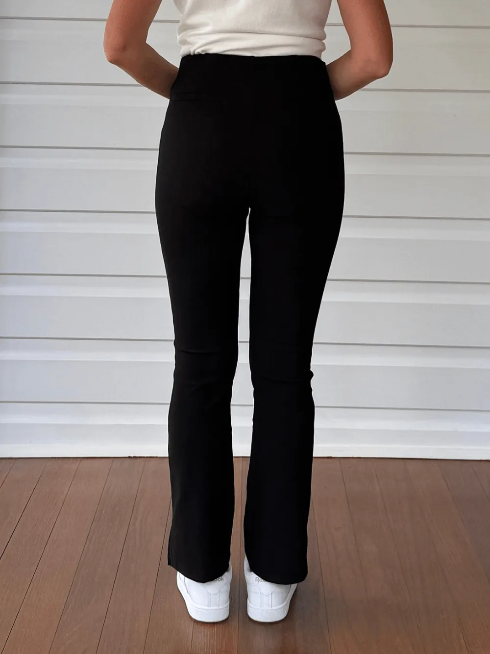 Brandie Rib Pant - Black