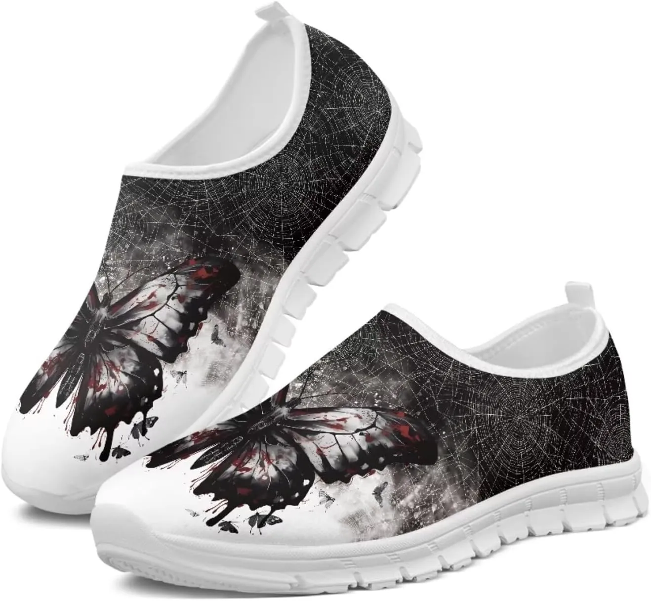 Butterfly Loafers for Women Casual Dress Work Shoes Slip-On Business Work Outdoor Sneaker
