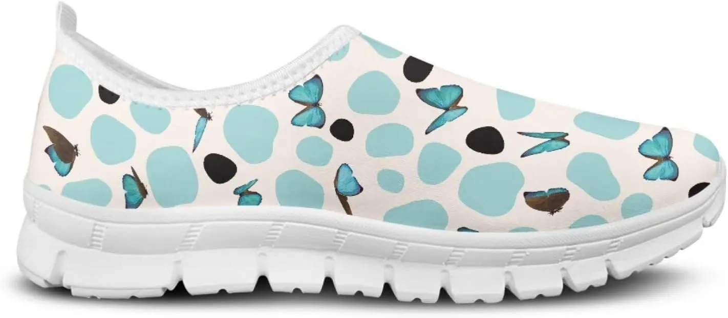Butterfly Loafers for Women Casual Dress Work Shoes Slip-On Business Work Outdoor Sneaker