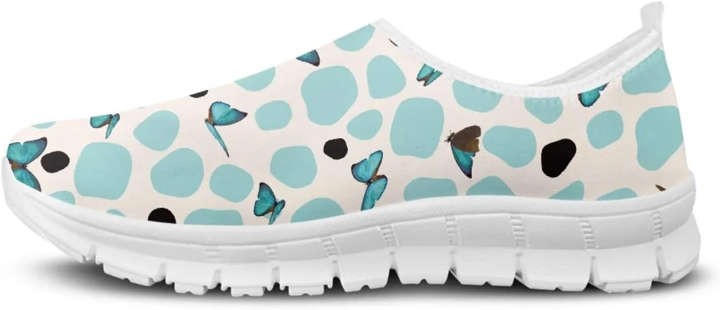 Butterfly Loafers for Women Casual Dress Work Shoes Slip-On Business Work Outdoor Sneaker