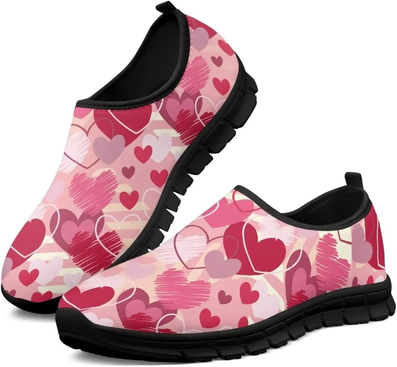 Casual Shoes for Women Slip On Shoes College Lightweight Breathable Walking Shoes