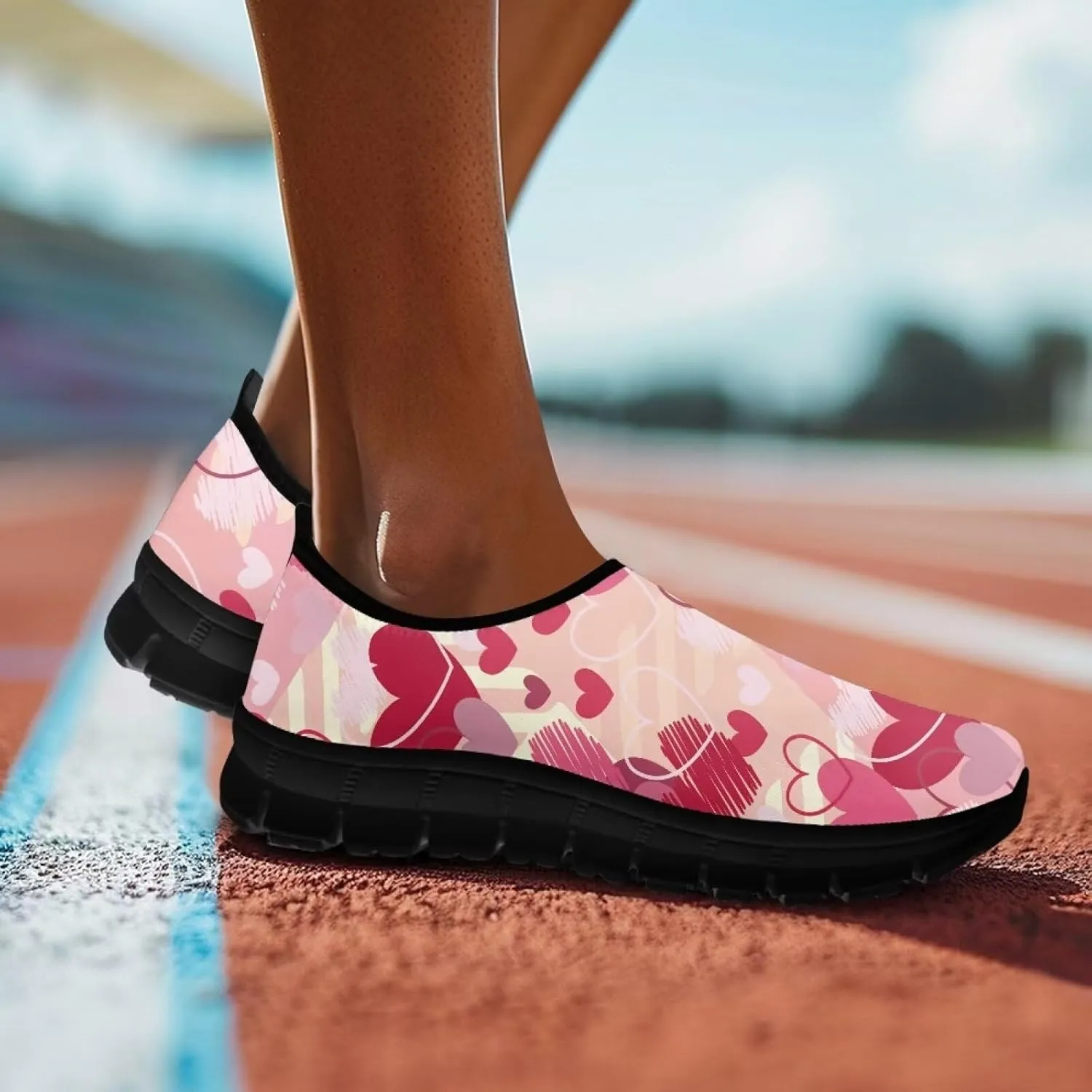Casual Shoes for Women Slip On Shoes College Lightweight Breathable Walking Shoes