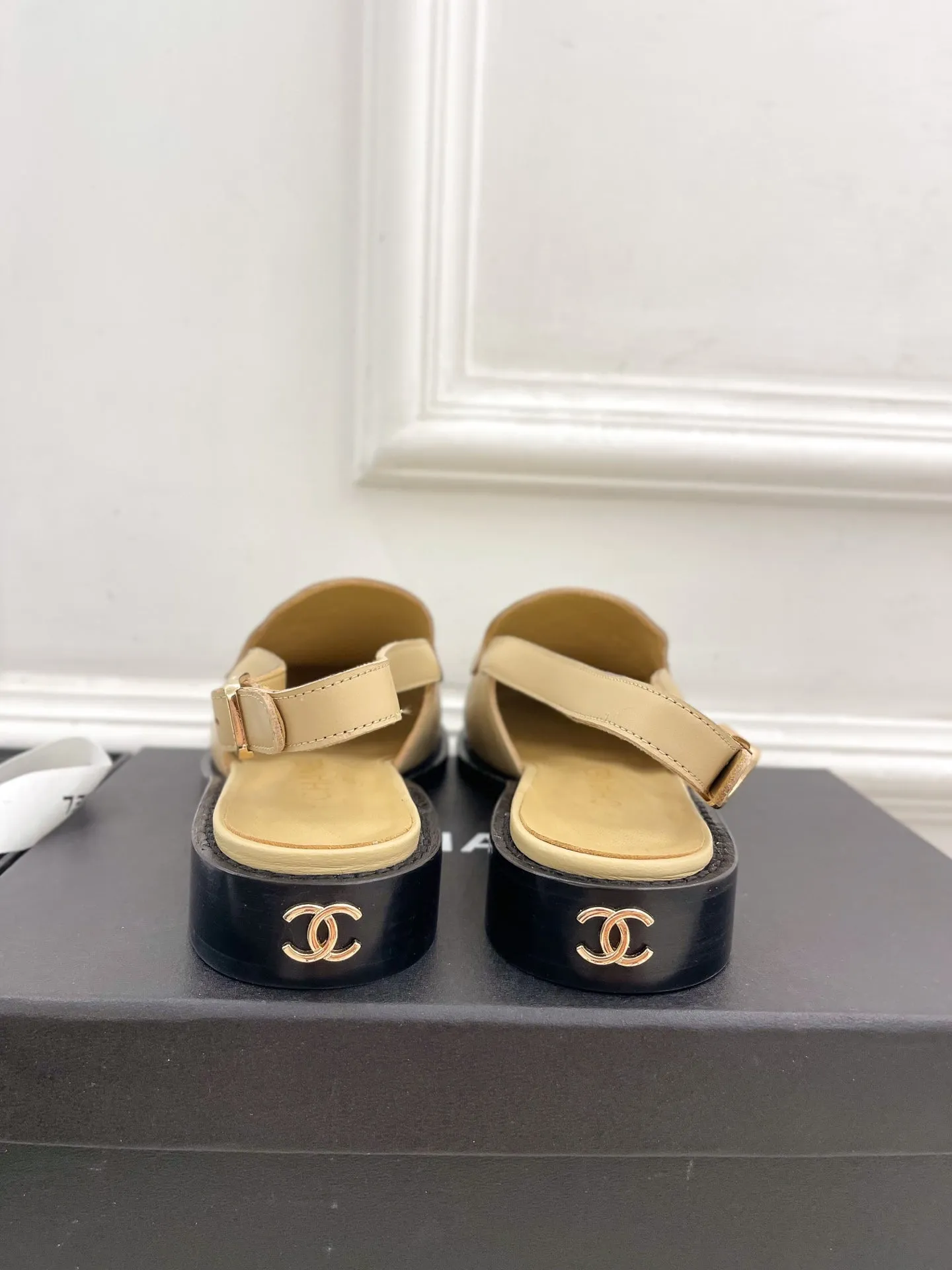 CC 25S Slingback Loafer Beige Calfskin