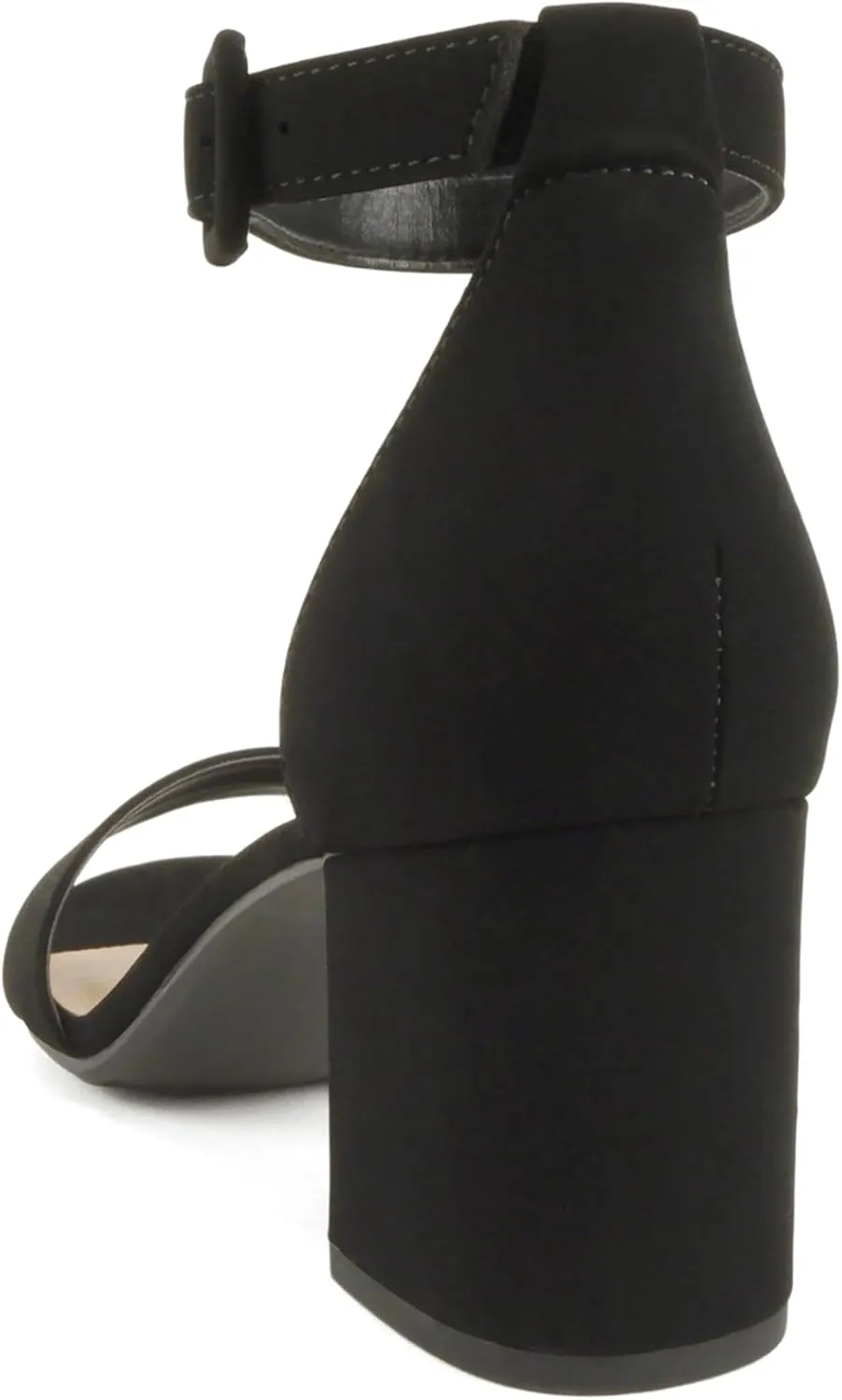 CITYCLASSIFIED Cake ~ Women Fashion Open Toe Ankle Buckle Strap Low Chunky Heels Sandals Shoes