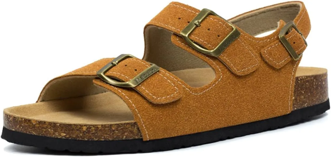Ciuyurra Women Fashion Cork Sandals low-heel