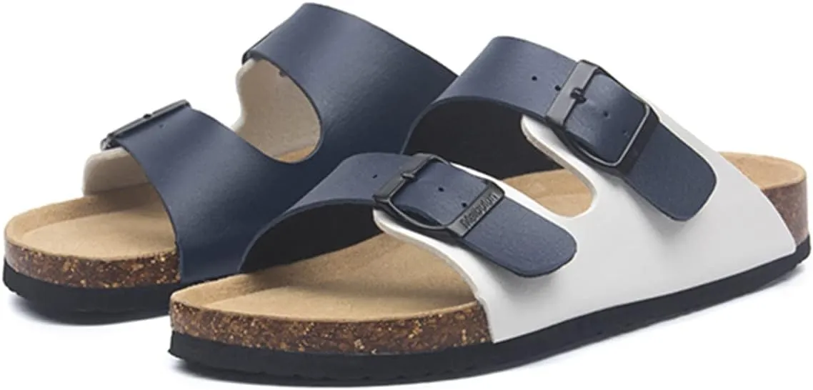 Ciuyurra Women Fashion Cork Sandals low-heel