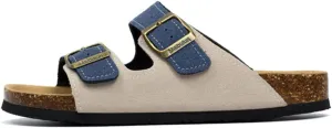 Ciuyurra Women Fashion Cork Sandals low-heel