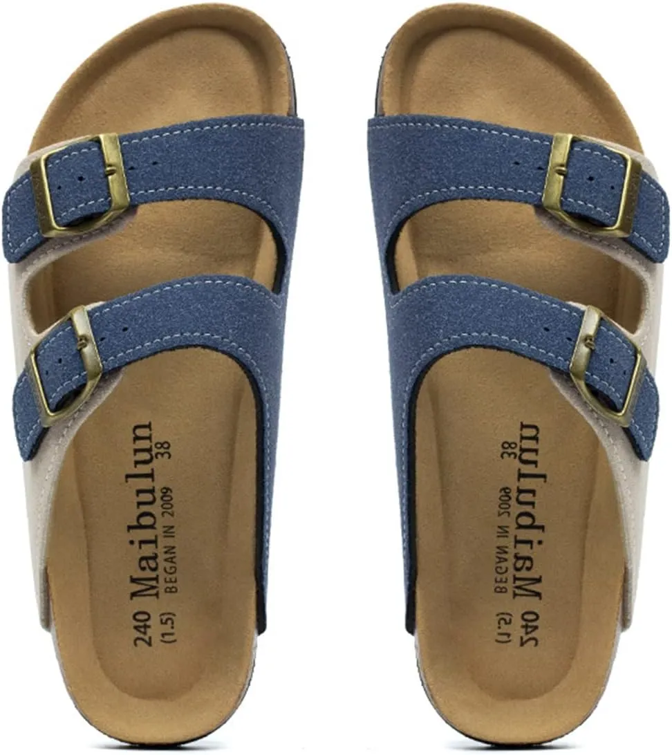 Ciuyurra Women Fashion Cork Sandals low-heel