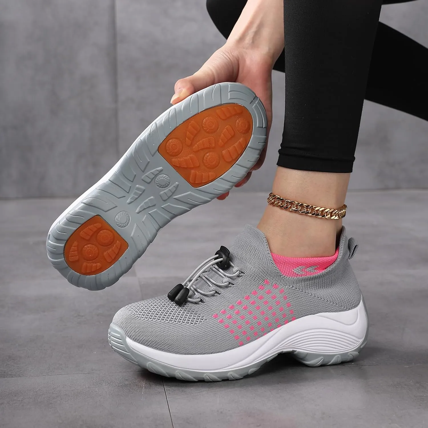 Comfort Wear Orthowear Shoes for Women Men, Unisex Orthopedic Shoes for Women Breathable Comfortable Plantar Fasciitis Ortho Sneakers Running Walking Non Slip Stretch Cushion Comfortwear Shoe