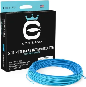 Cortland Striped Bass Intermediate Fly Line (Ice Blue, WF8I)