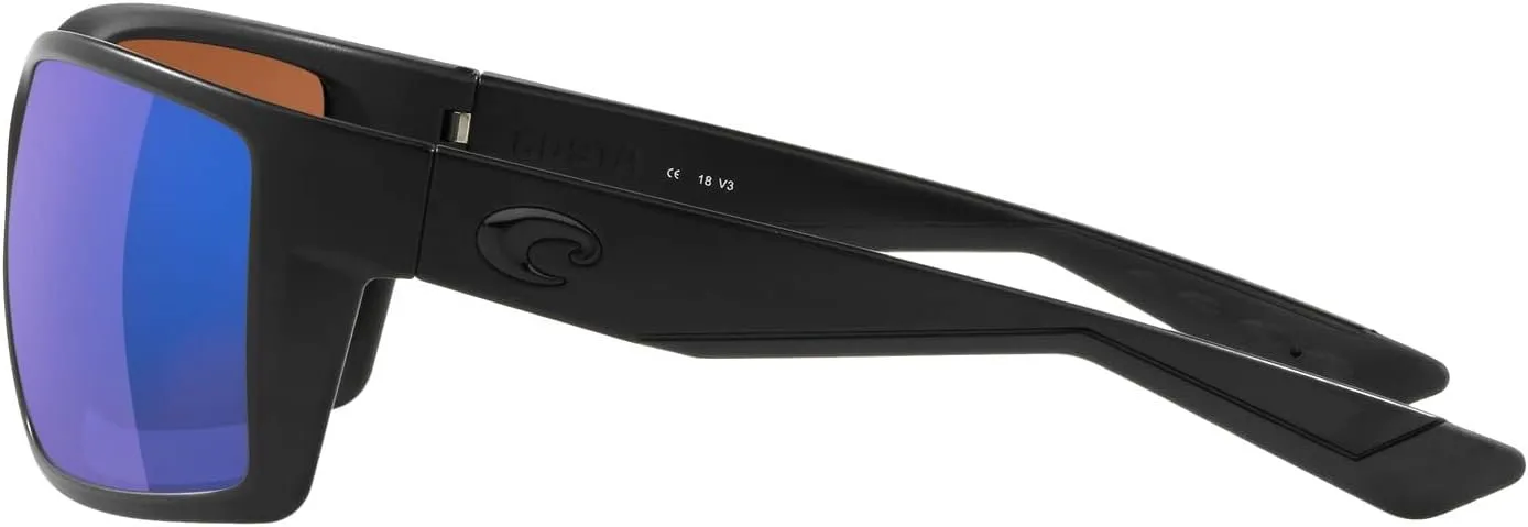 Costa Del Mar Mens Reefton Rectangular Sunglasses