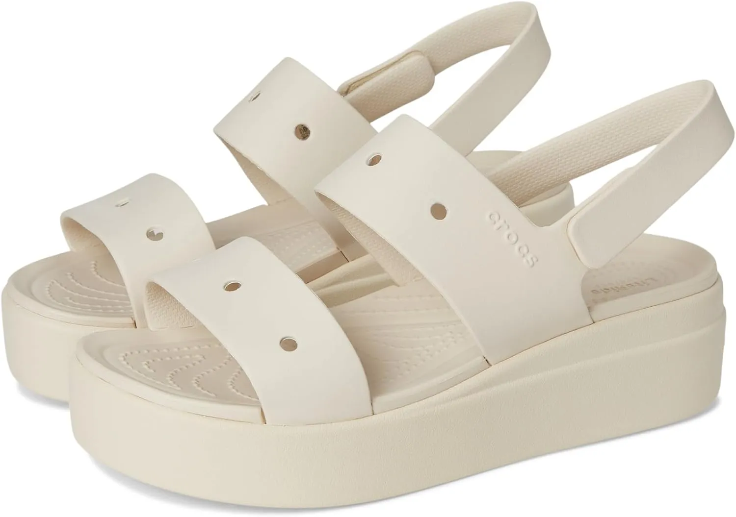 Crocs Women's Brooklyn 4u Low Wedges Sandal