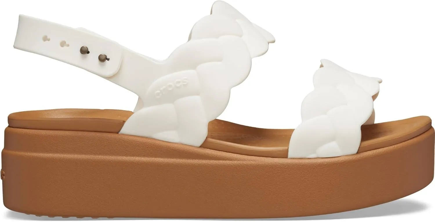 Crocs Women's Brooklyn Low Wedges Platform Sandals