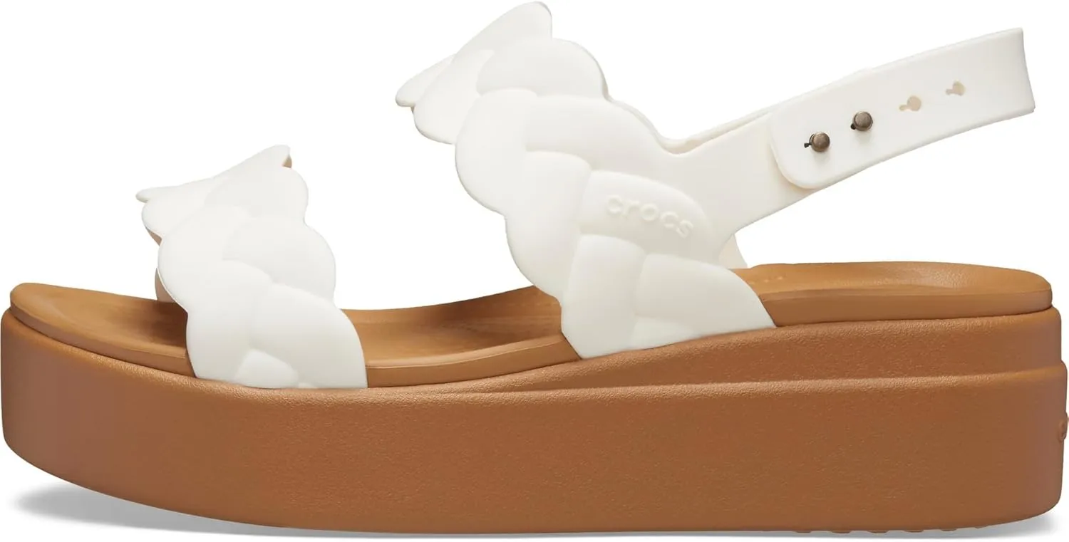 Crocs Women's Brooklyn Low Wedges Platform Sandals