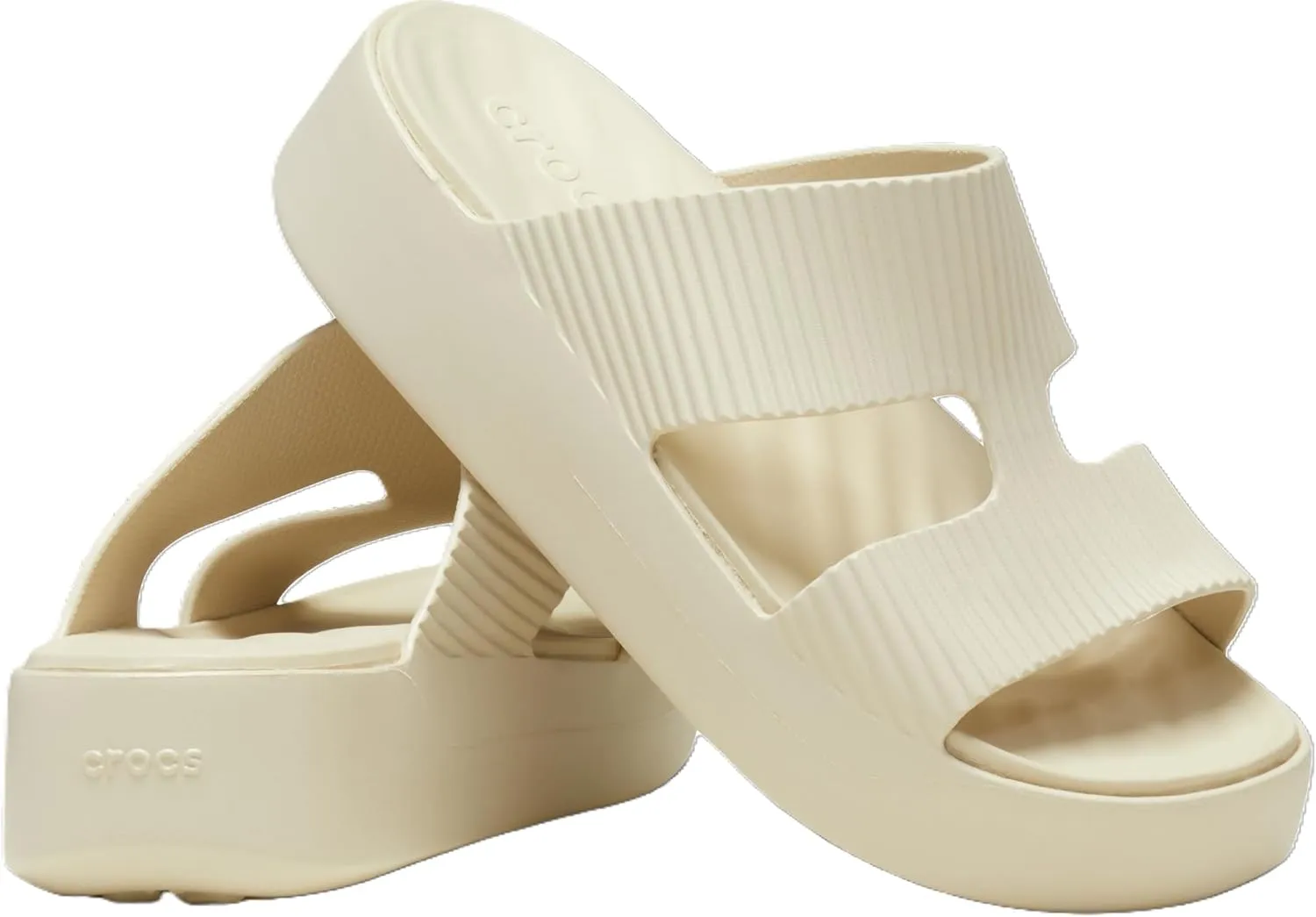 Crocs Women's Getaway Platform H-Strap Sandals, Wedge Sandals for Women