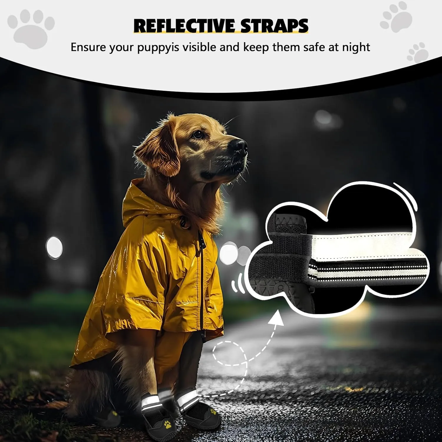 Cupount Dog Shoes for Small Dogs – Breathable Anti-Slip Booties for Hot Pavement, Outdoor Paw Protectors for Walking, Hiking, Running (4 Pcs, Fits 10–19 lbs)