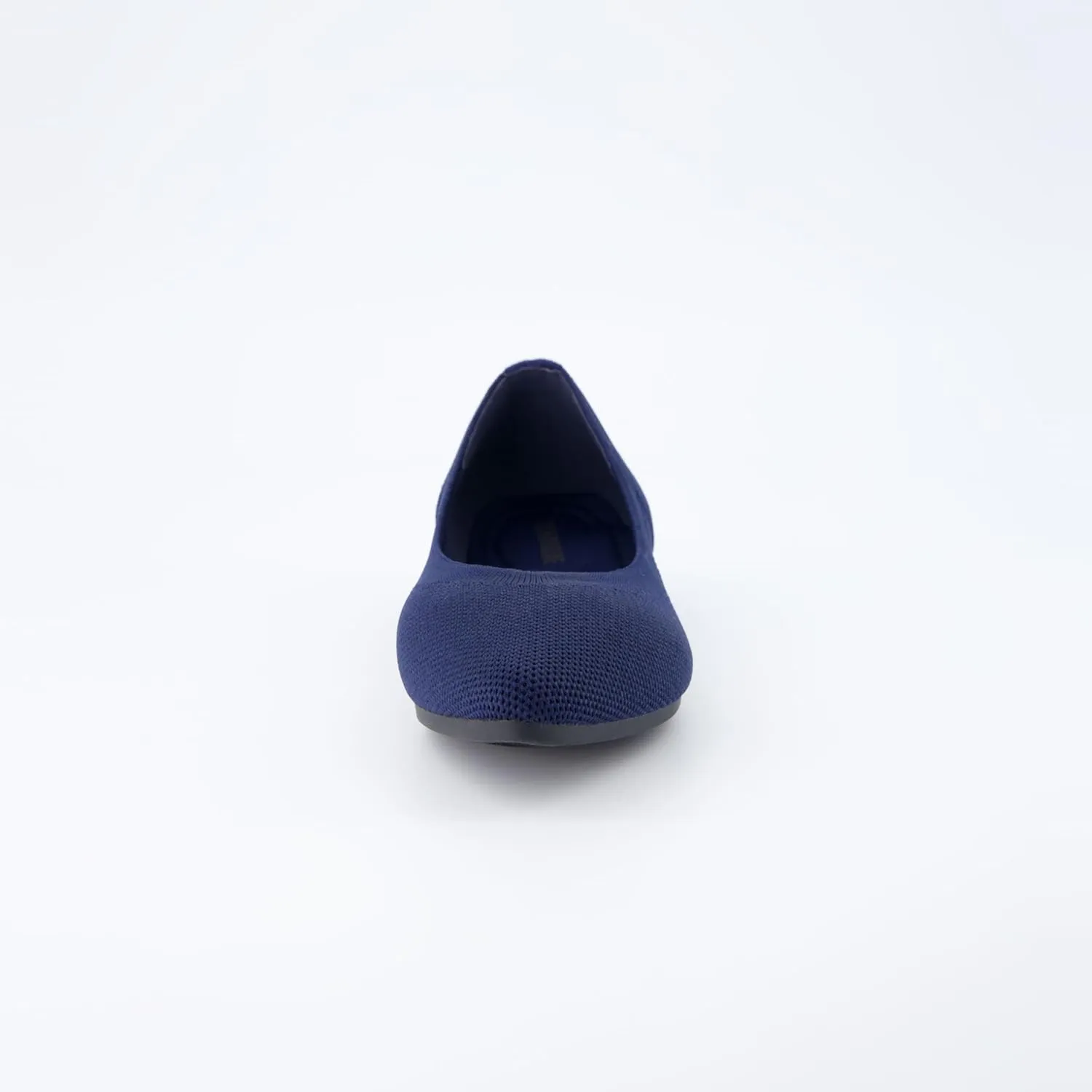 CUSHIONAIRE Women's Surrey Knit Flat with  Memory Foam, Wide Widths Available