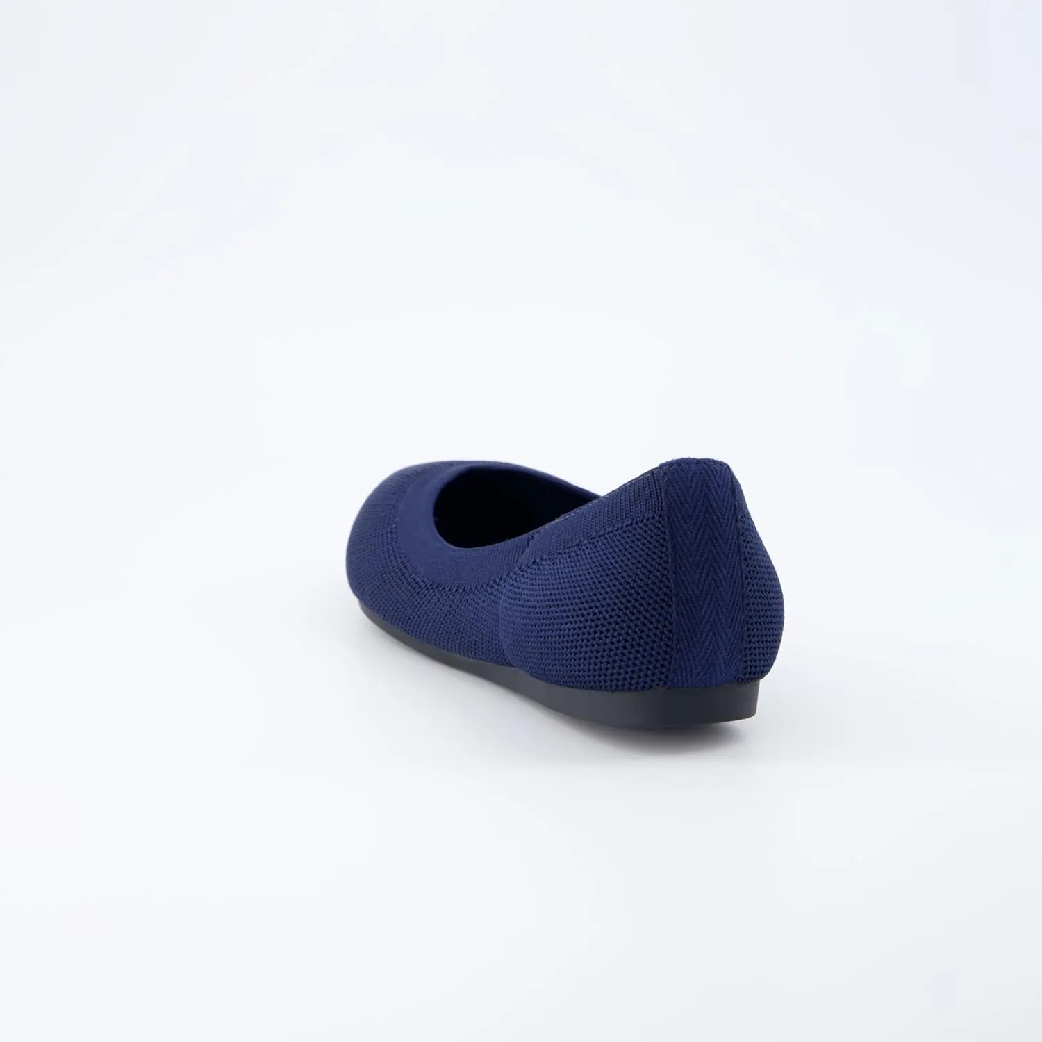 CUSHIONAIRE Women's Surrey Knit Flat with  Memory Foam, Wide Widths Available