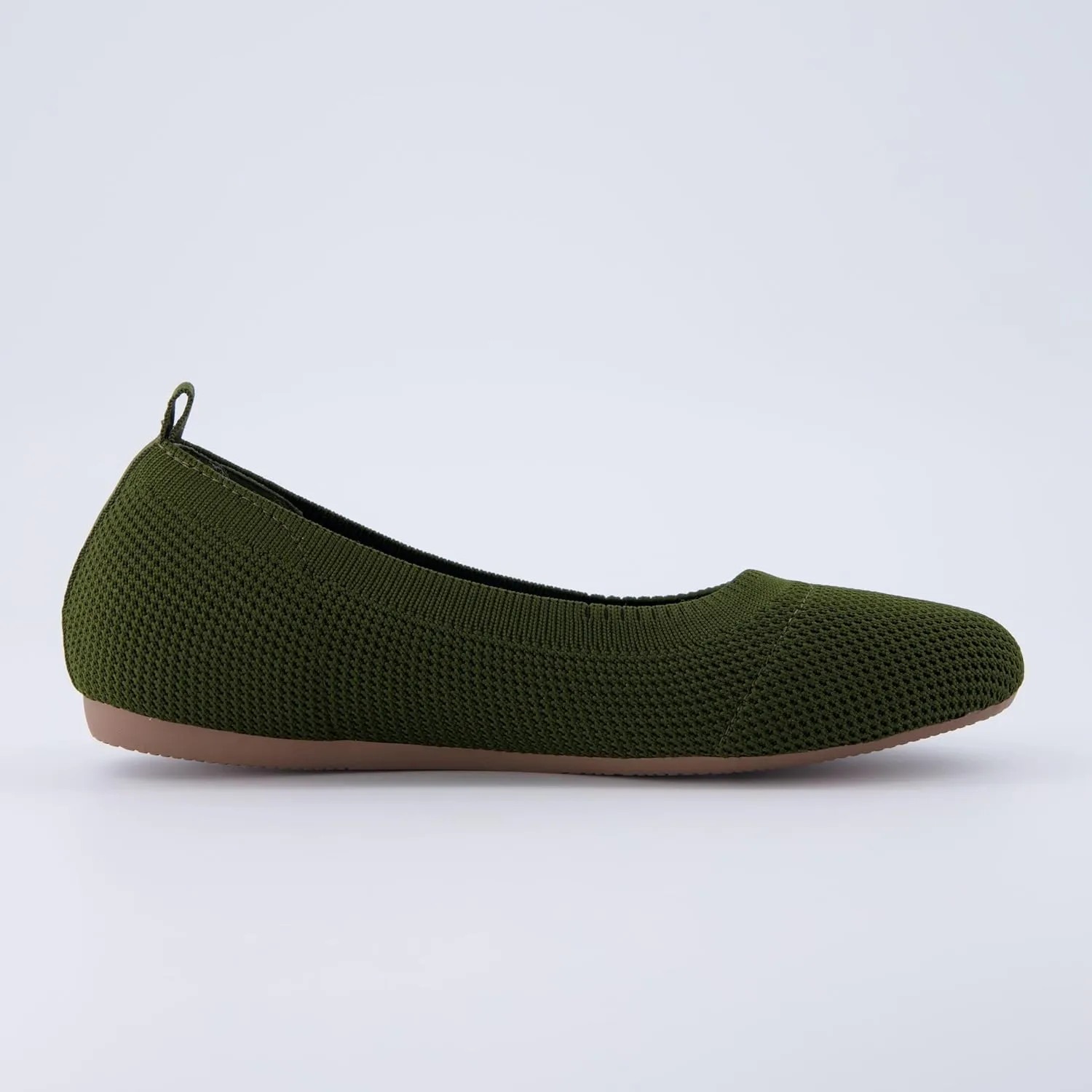 CUSHIONAIRE Women's Whiz Hidden Wedge Knit Flat with  Memory Foam and Wide Widths Available