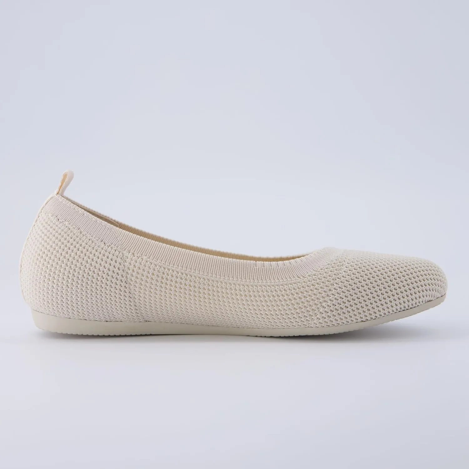 CUSHIONAIRE Women's Whiz Hidden Wedge Knit Flat with  Memory Foam and Wide Widths Available
