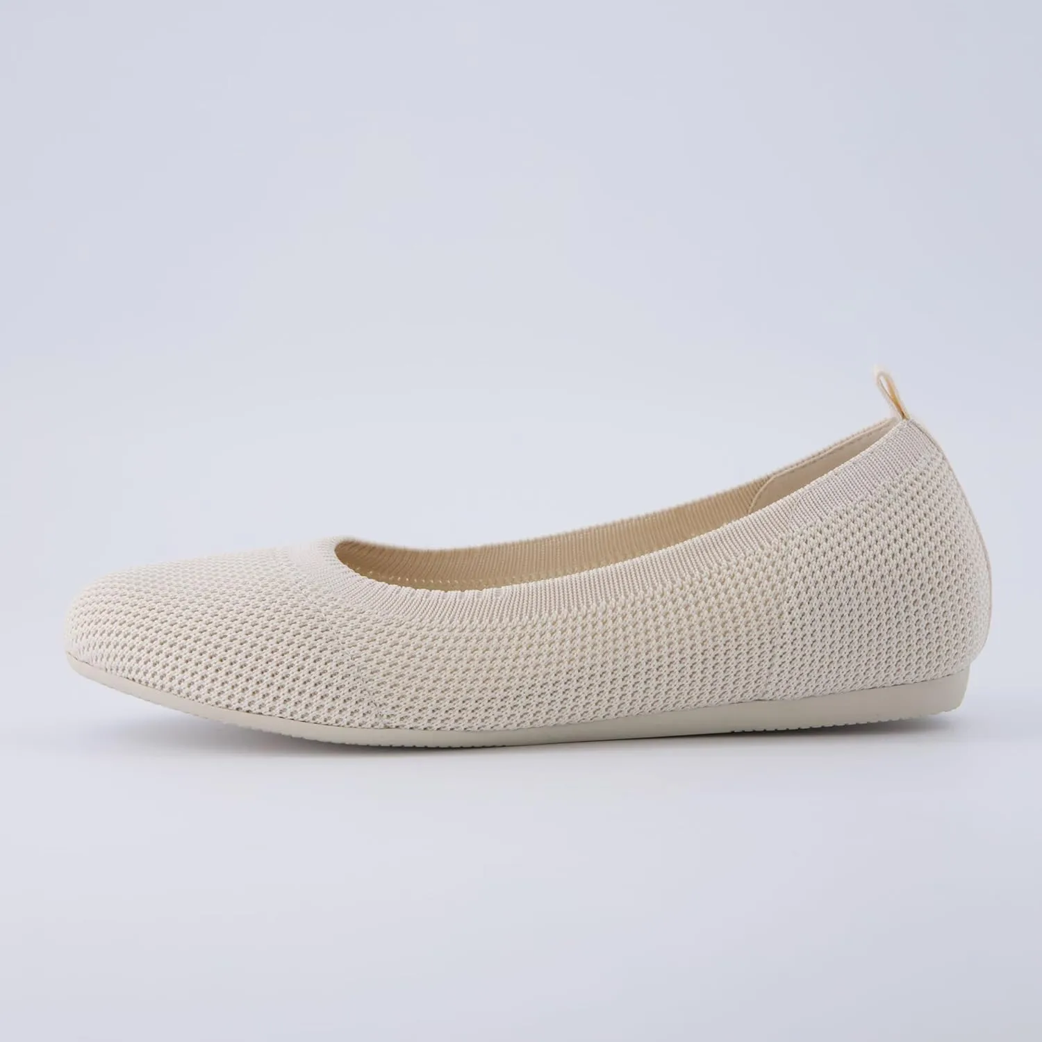 CUSHIONAIRE Women's Whiz Hidden Wedge Knit Flat with  Memory Foam and Wide Widths Available