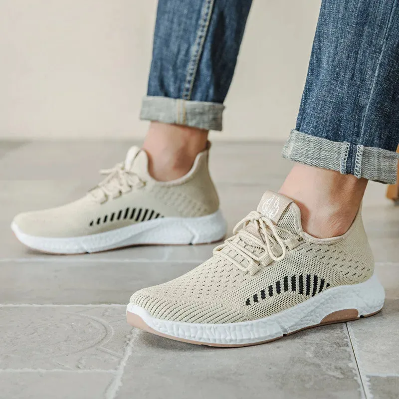 Daan - Sportieve Heren-Sneakers in Zwart